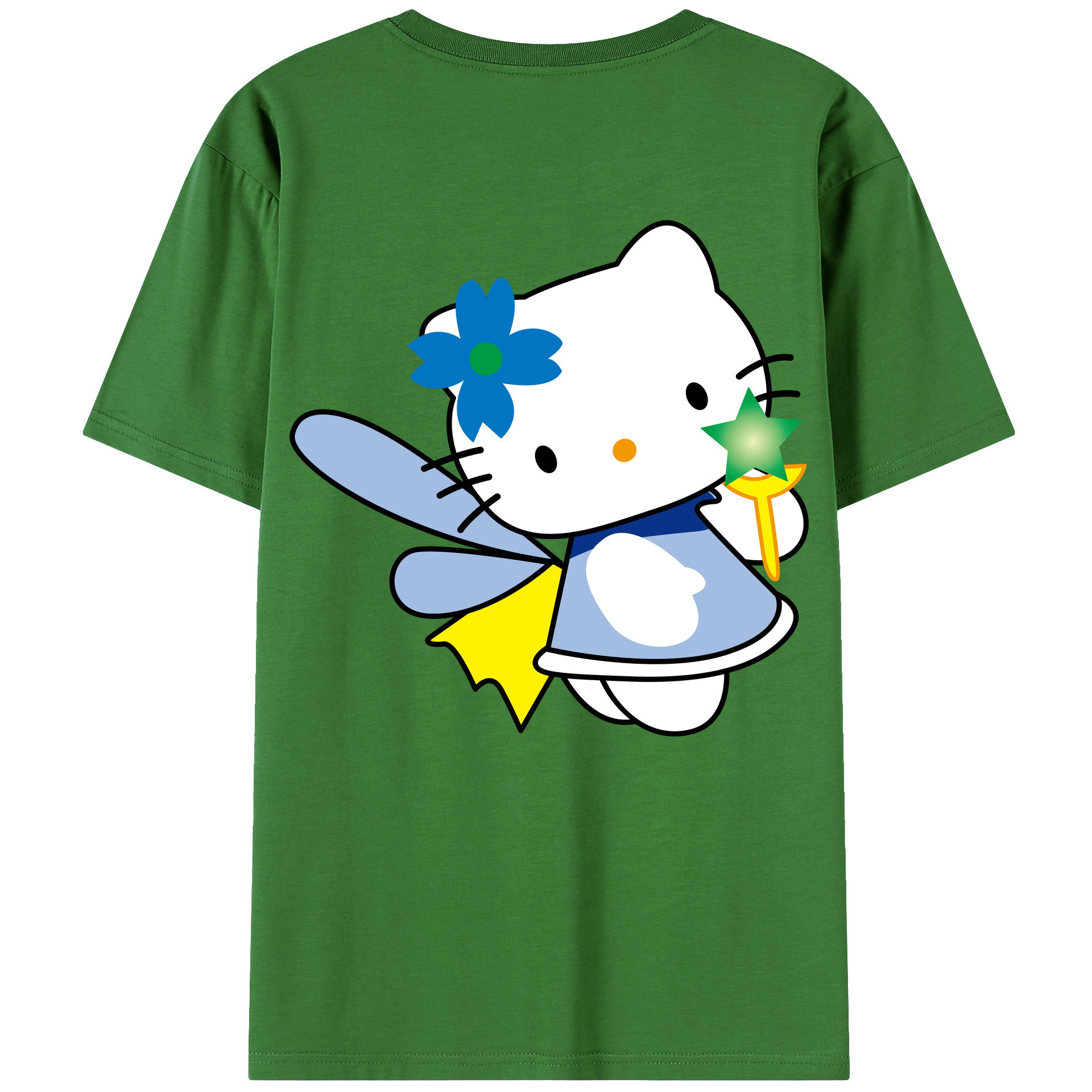 （画像用） Hello Kitty ハローキティ レディース半袖Tシャツ(バックプリント)